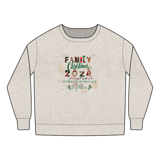 Family Christmas Holiday 2024 Unisex Toddler Sweatshirt