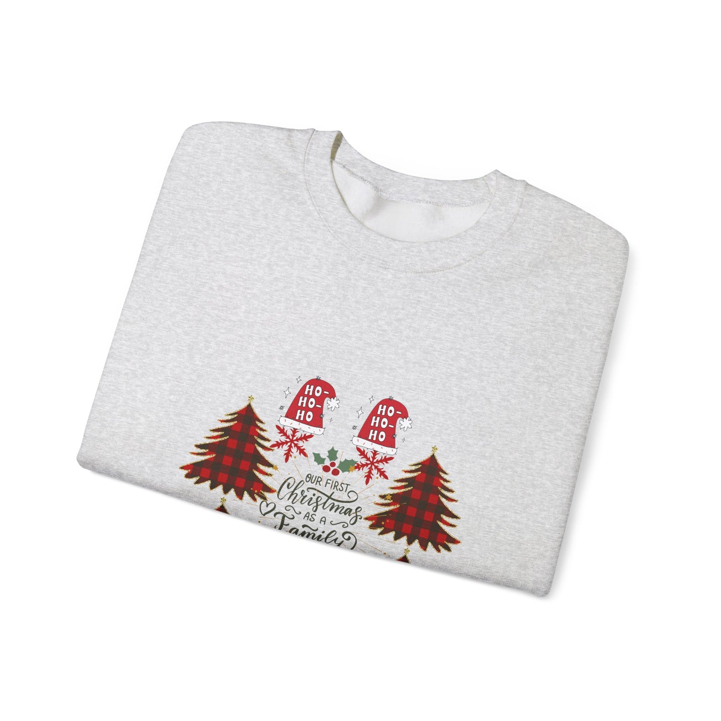 First Christmas as Family of 4 Holiday Unisex Sweatshirt