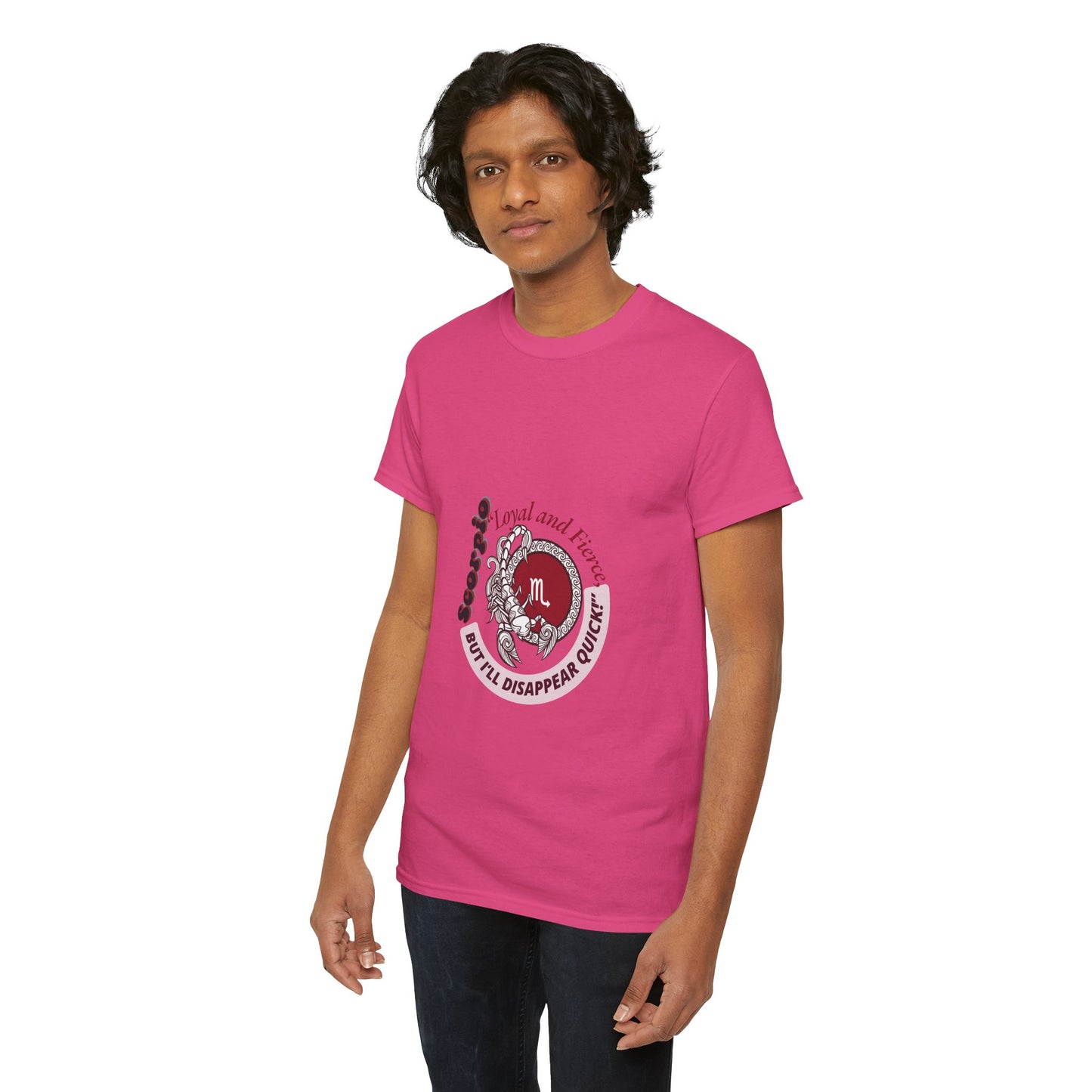 Scorpio Loyal and Fierce T- Shirt Unisex Heavy Cotton Tee