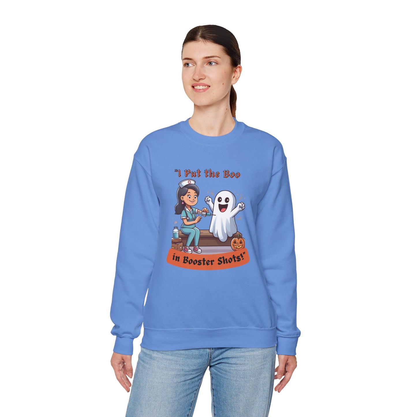 Booster Shots Unisex Heavy Blend™ Crewneck Sweatshirt