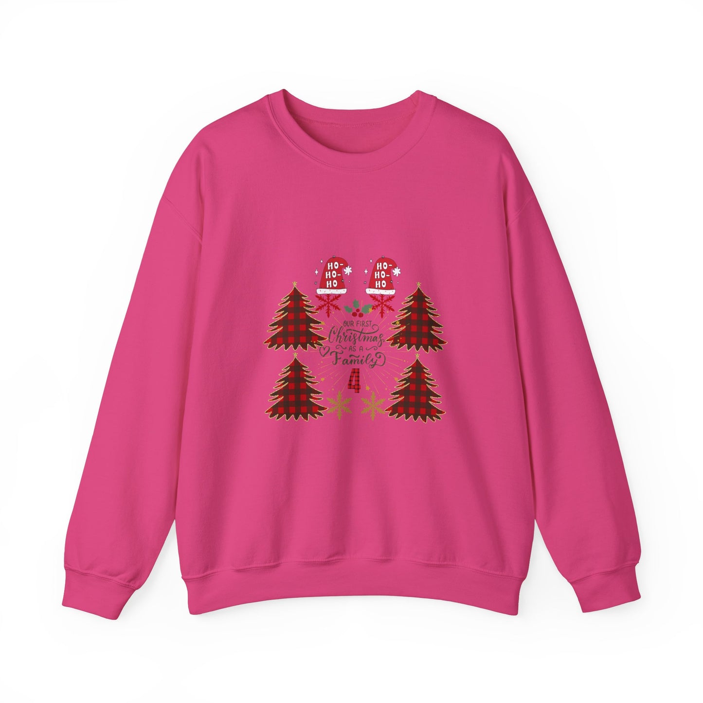 First Christmas as Family of 4 Holiday Unisex Sweatshirt