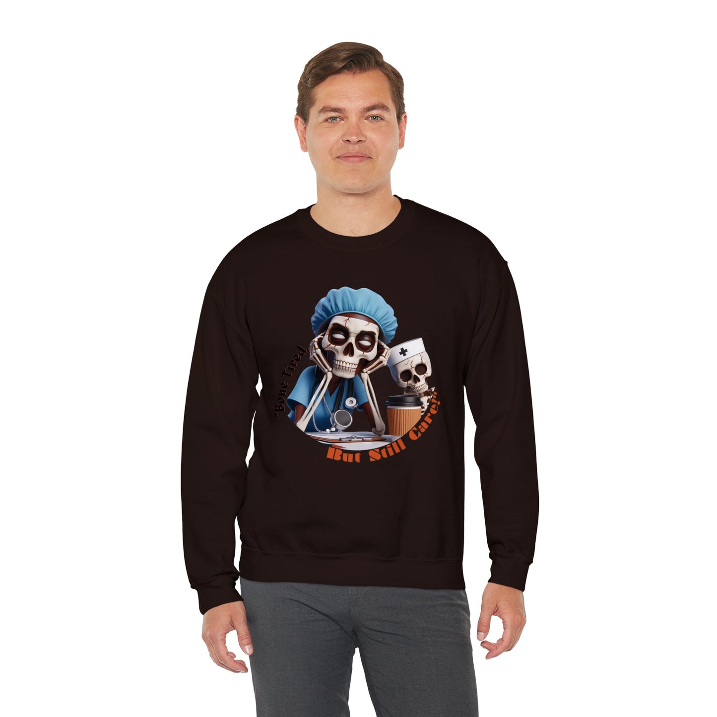 Bone Tired Unisex Heavy Blend™ Crewneck Sweatshirt