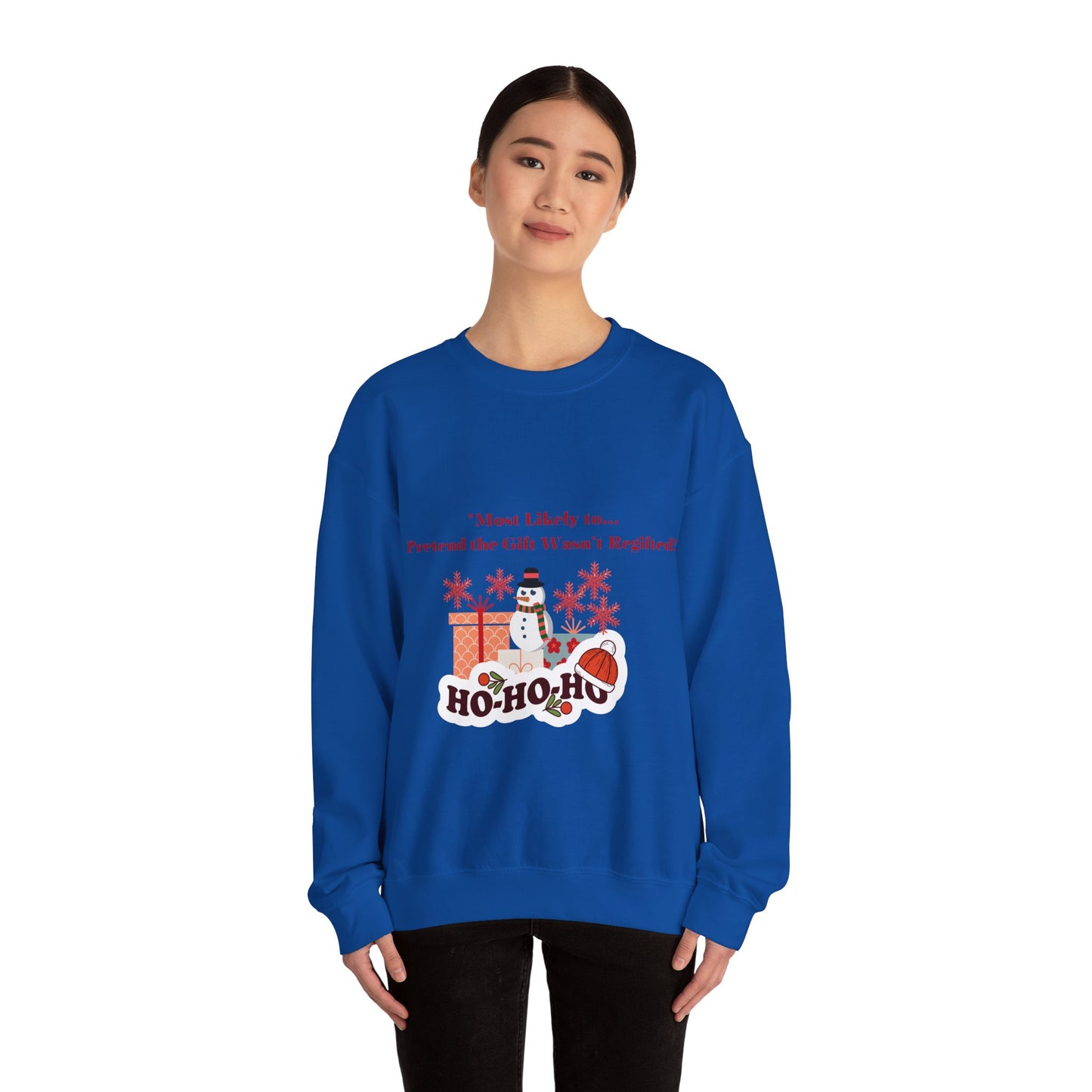 Christmas Holiday Most Likely Unisex Sweatshirt.