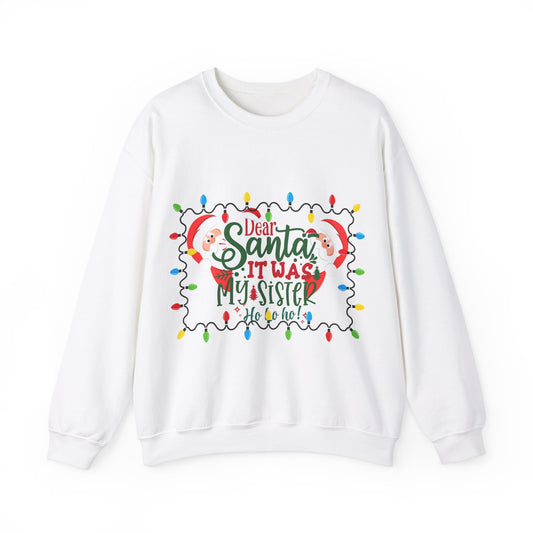 Christmas Holiday Dear Santa Unisex Sweatshirt.