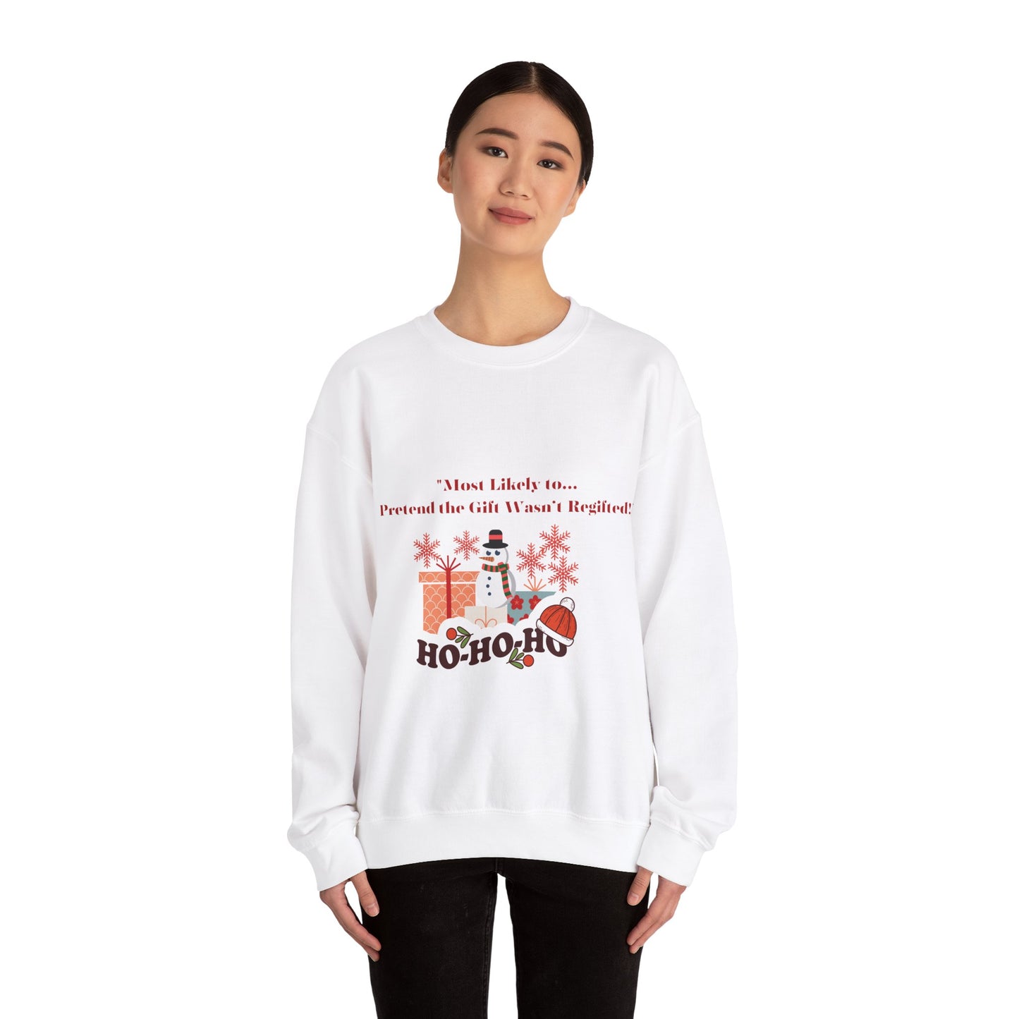 Christmas Holiday Most Likely Unisex Sweatshirt.