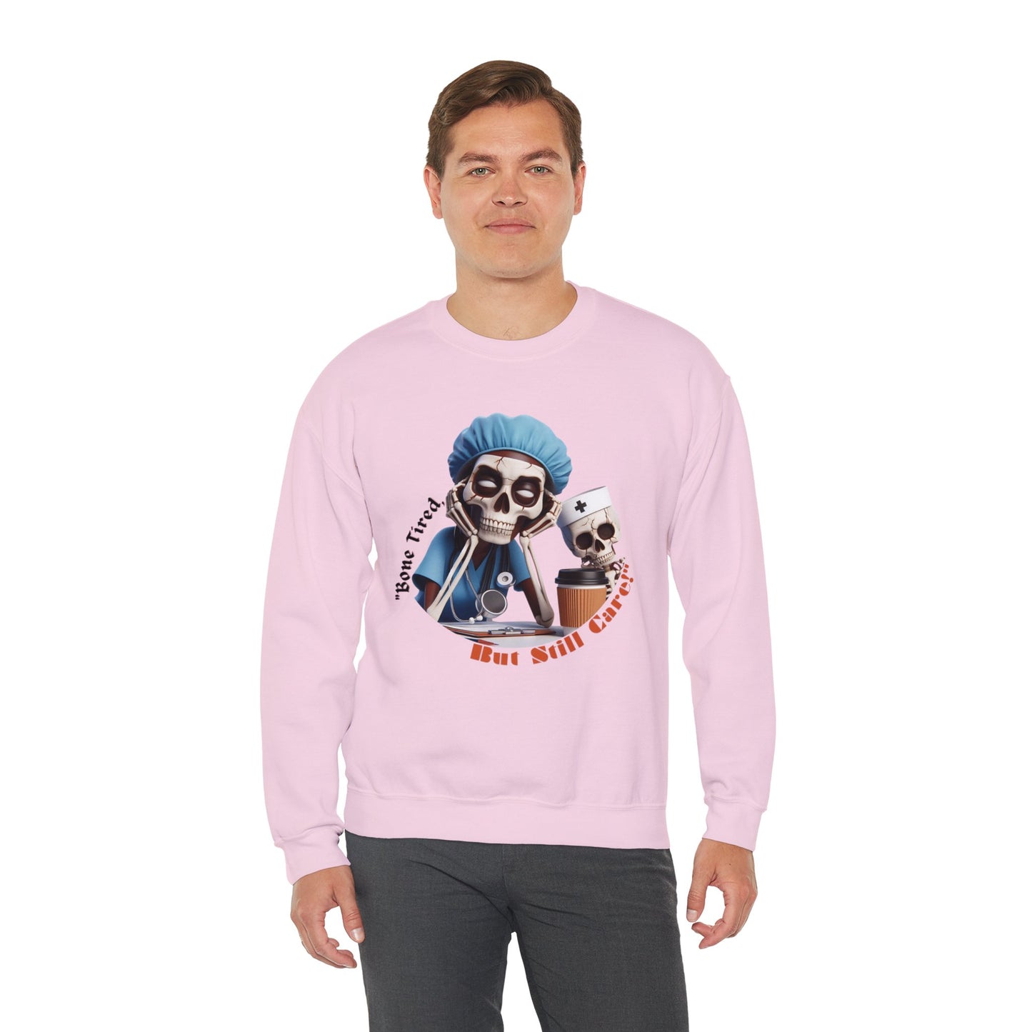 Bone Tired Unisex Heavy Blend™ Crewneck Sweatshirt