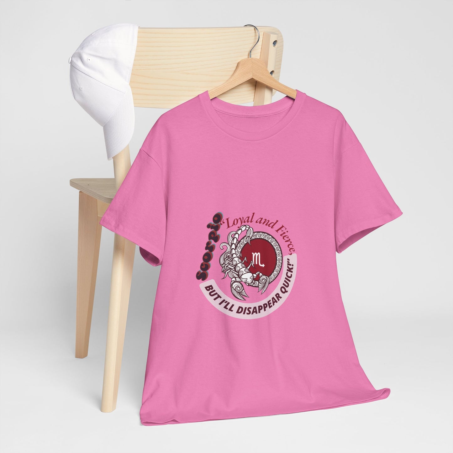 Scorpio Loyal and Fierce T- Shirt Unisex Heavy Cotton Tee