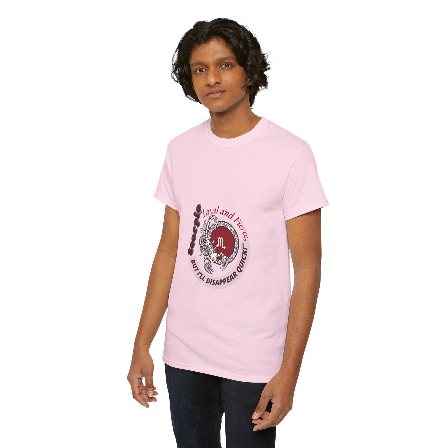 Scorpio Loyal and Fierce T- Shirt Unisex Heavy Cotton Tee