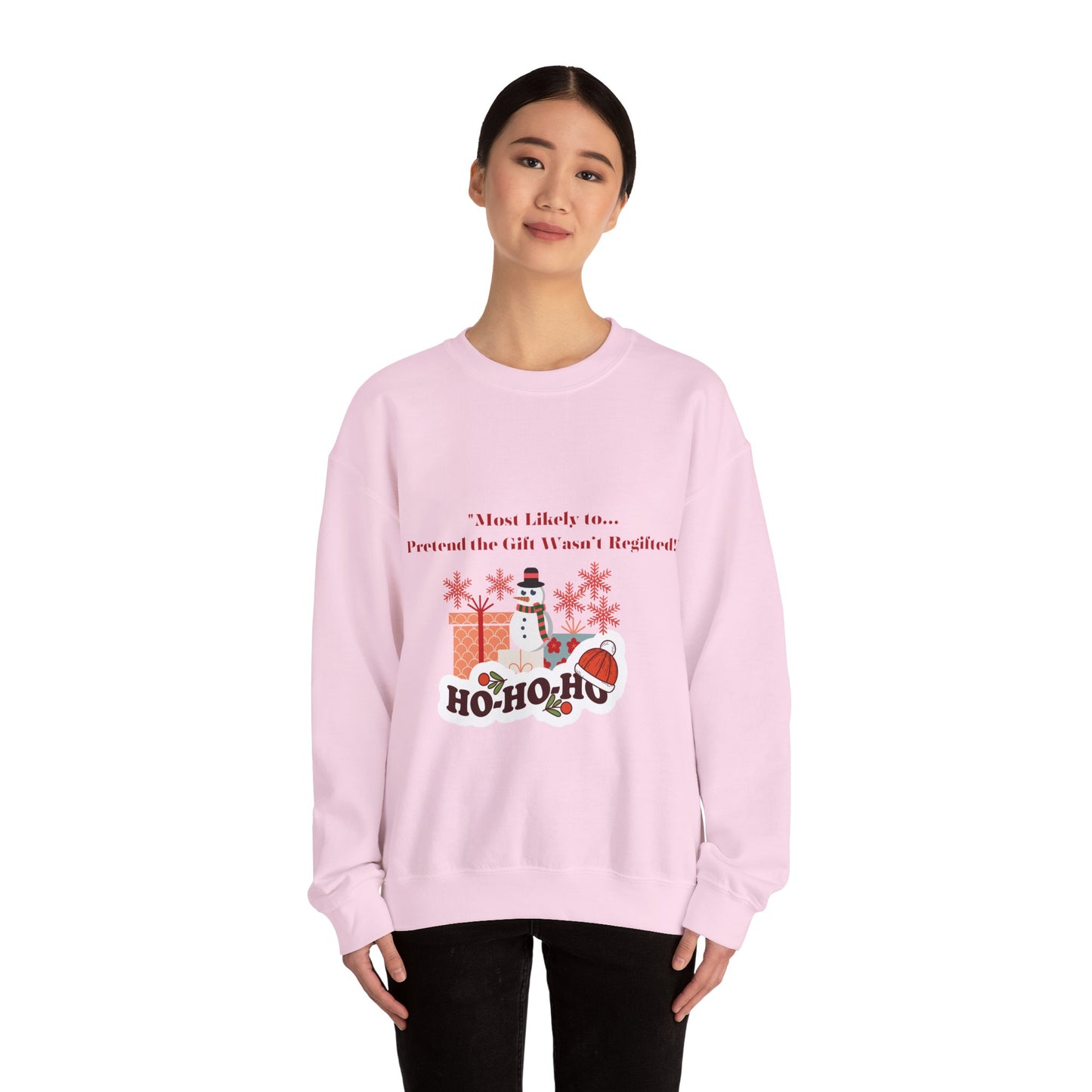 Christmas Holiday Most Likely Unisex Sweatshirt.