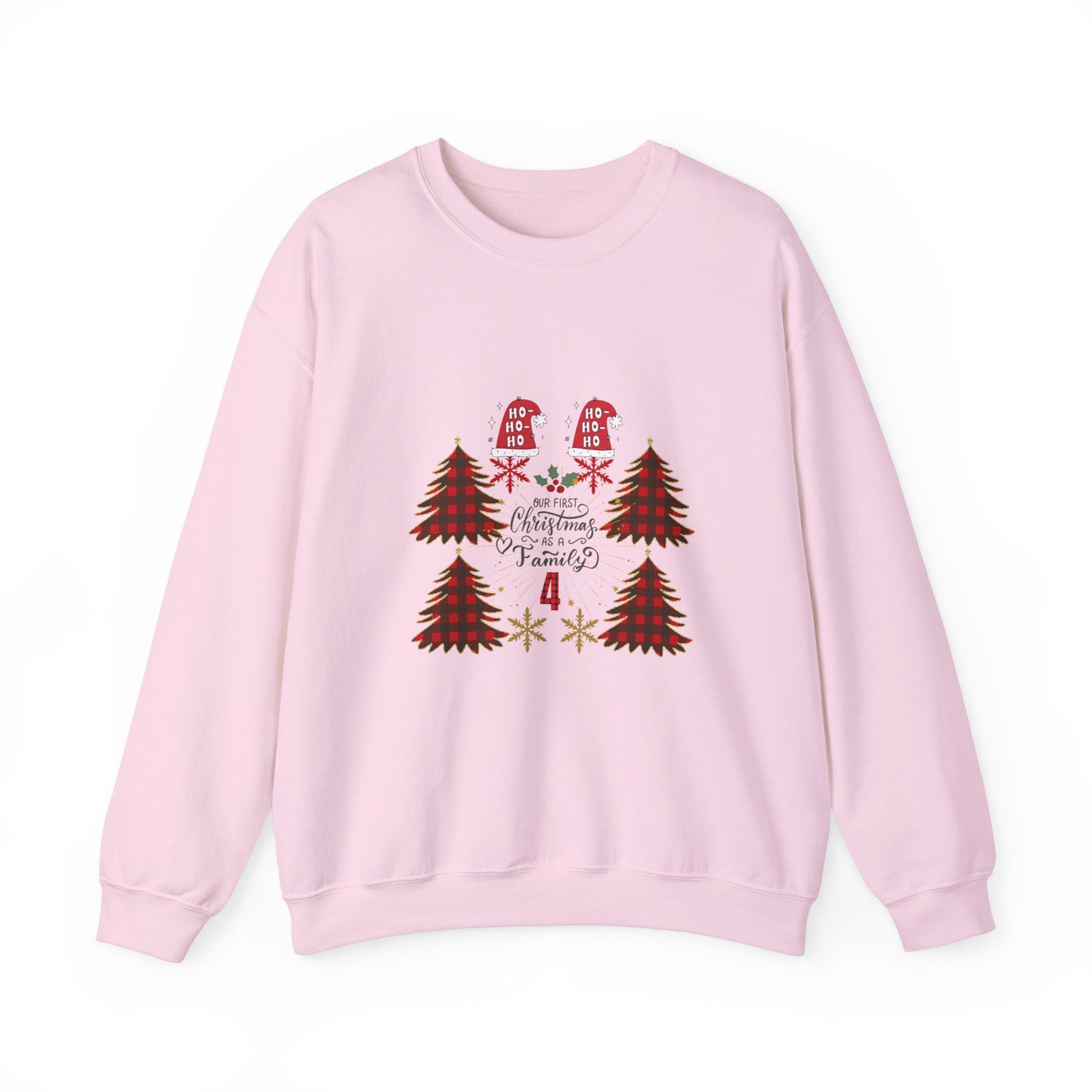 First Christmas as Family of 4 Holiday Unisex Sweatshirt