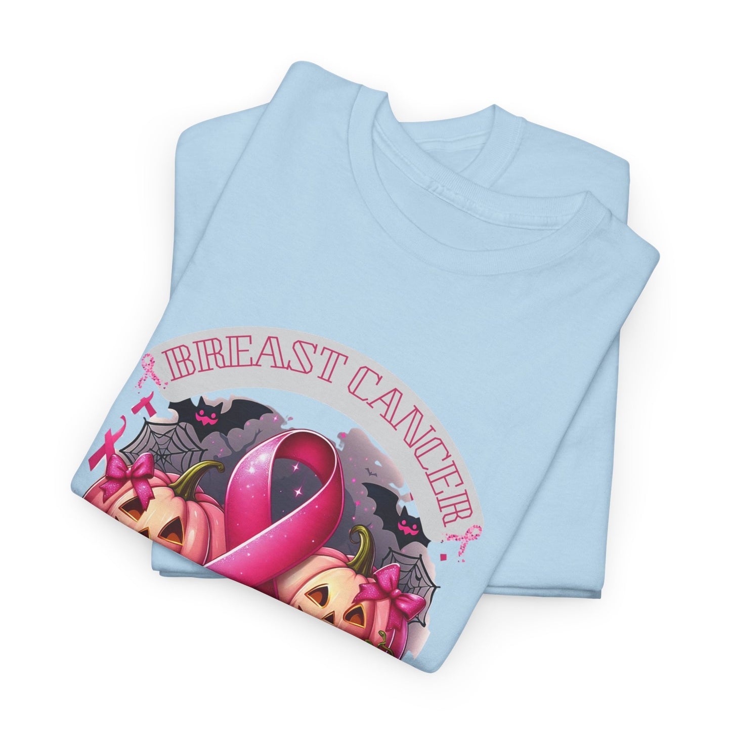 Breast Cancer Boo Sheet Unisex Heavy Cotton Tee