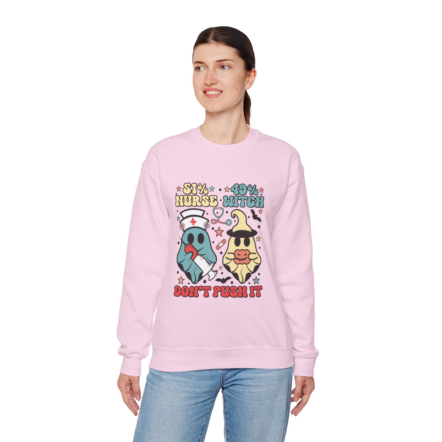 Don't Push It Unisex Heavy Blend™ Crewneck Sweatshirt