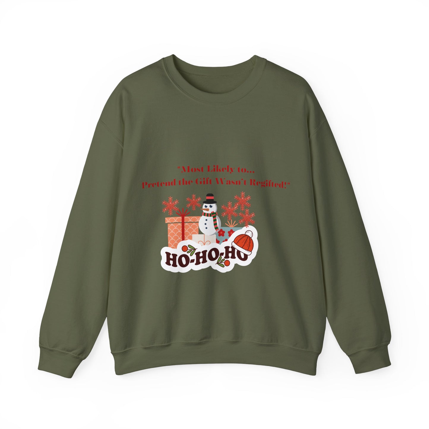 Christmas Holiday Most Likely Unisex Sweatshirt.