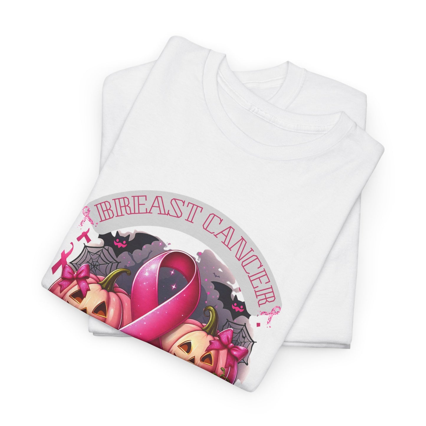 Breast Cancer Boo Sheet Unisex Heavy Cotton Tee