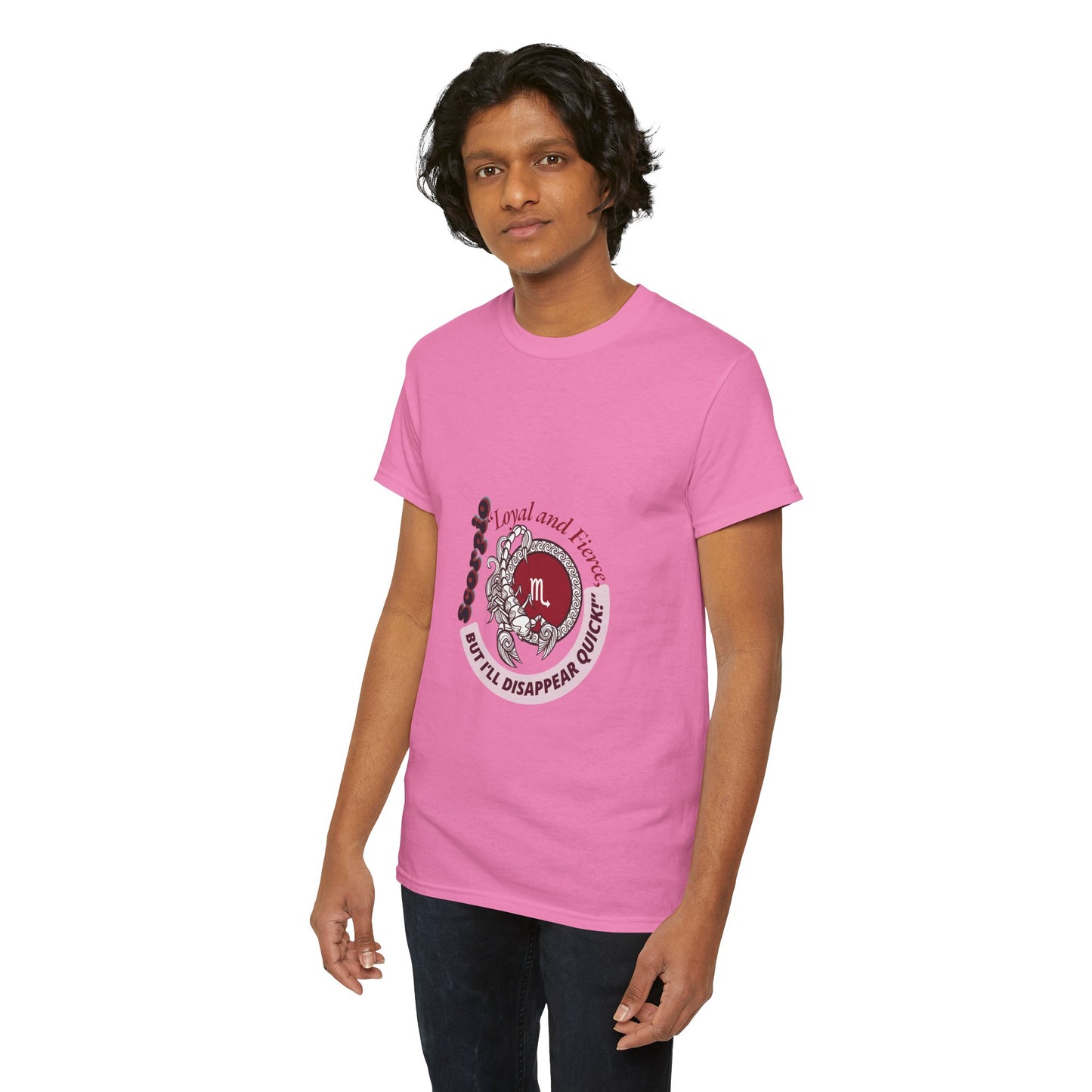 Scorpio Loyal and Fierce T- Shirt Unisex Heavy Cotton Tee