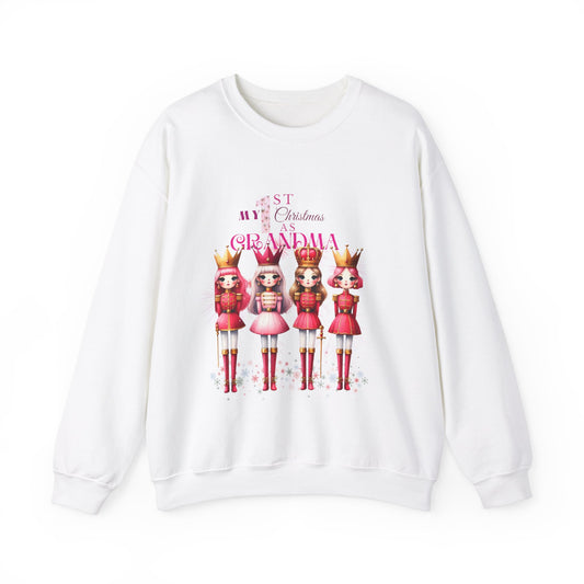 First Christmas as GrandMA Holiday Unisex Sweatshirt