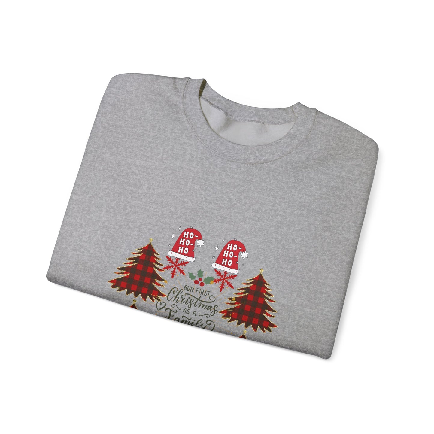 First Christmas as Family of 4 Holiday Unisex Sweatshirt