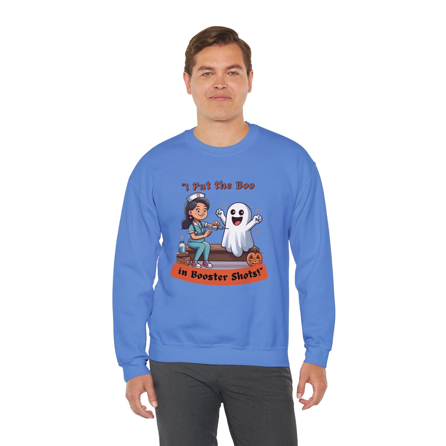 Booster Shots Unisex Heavy Blend™ Crewneck Sweatshirt