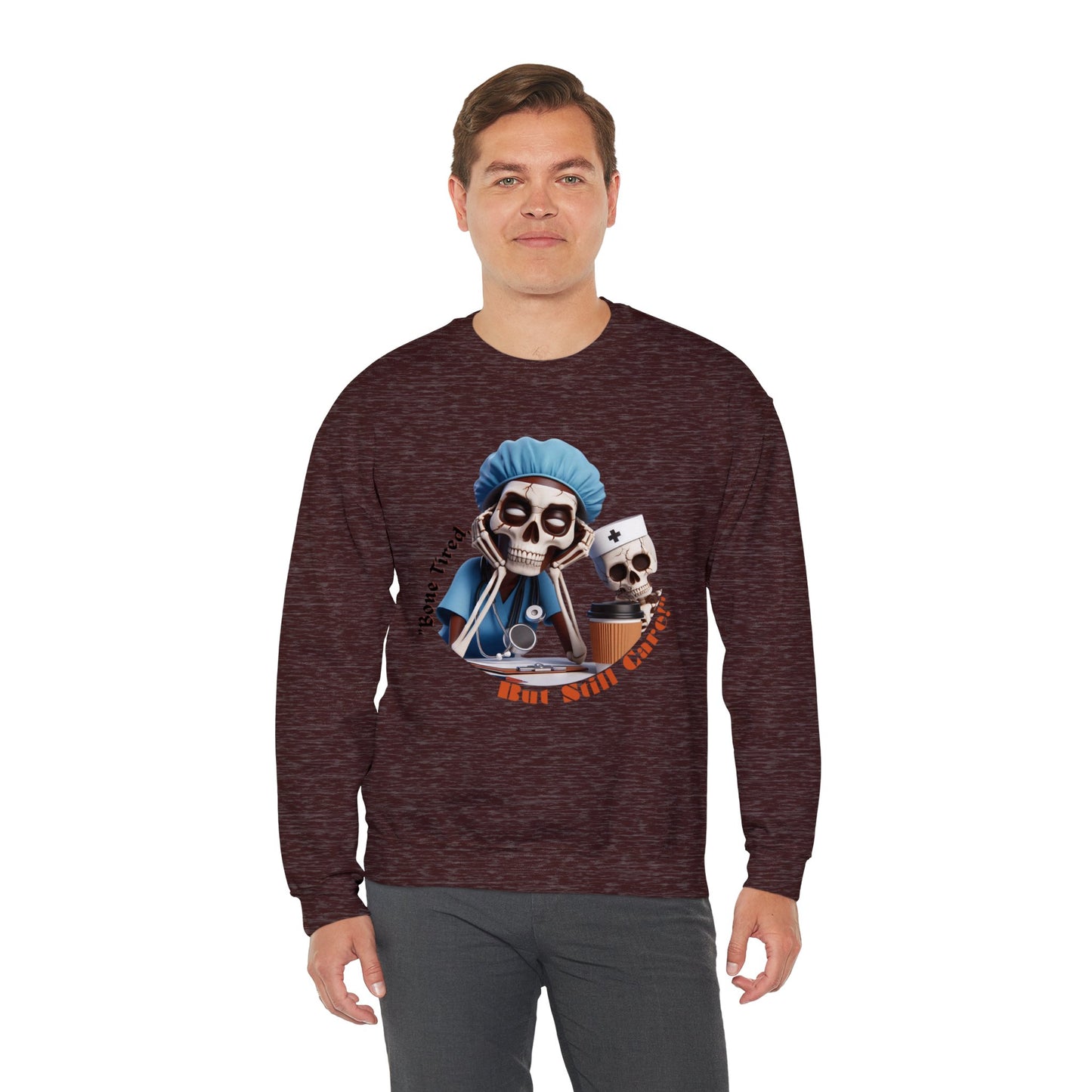 Bone Tired Unisex Heavy Blend™ Crewneck Sweatshirt