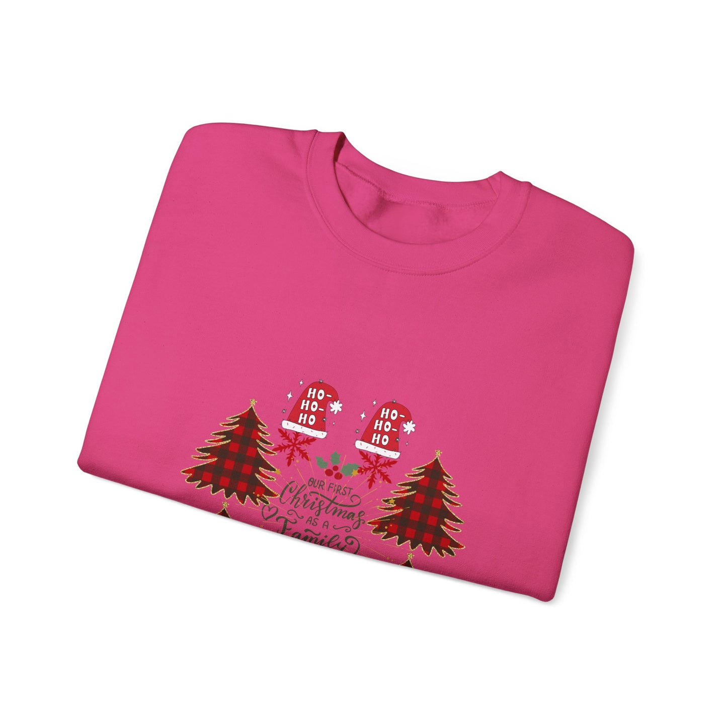 First Christmas as Family of 4 Holiday Unisex Sweatshirt