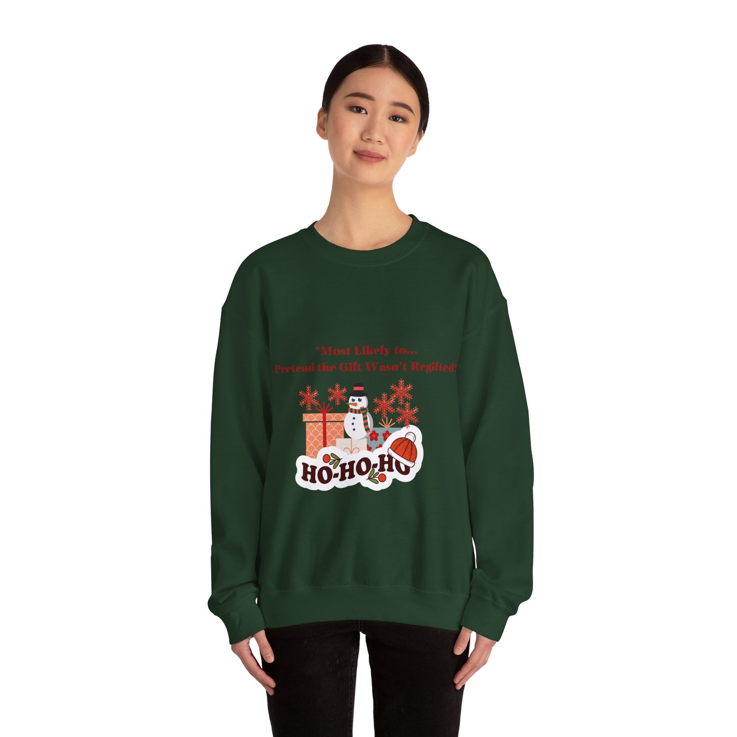 Christmas Holiday Most Likely Unisex Sweatshirt.