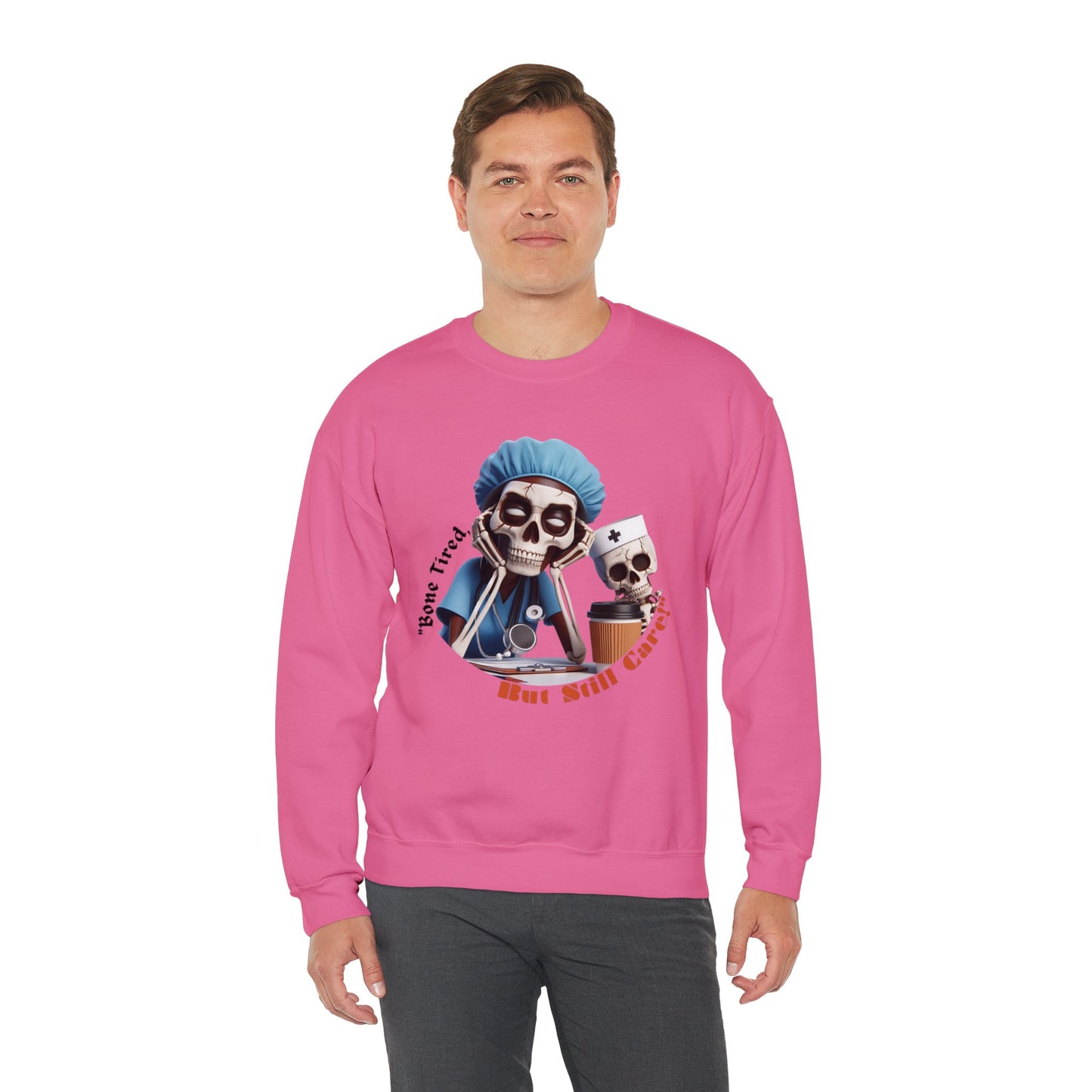 Bone Tired Unisex Heavy Blend™ Crewneck Sweatshirt