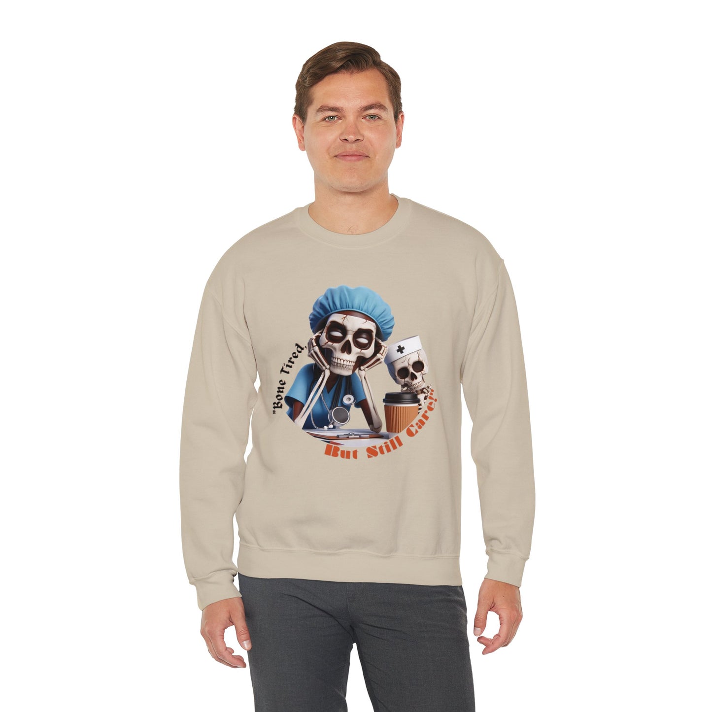 Bone Tired Unisex Heavy Blend™ Crewneck Sweatshirt