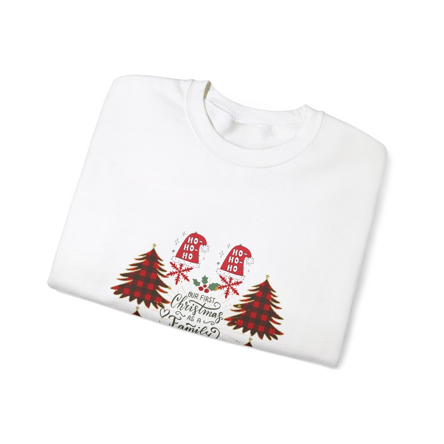 First Christmas as Family of 4 Holiday Unisex Sweatshirt