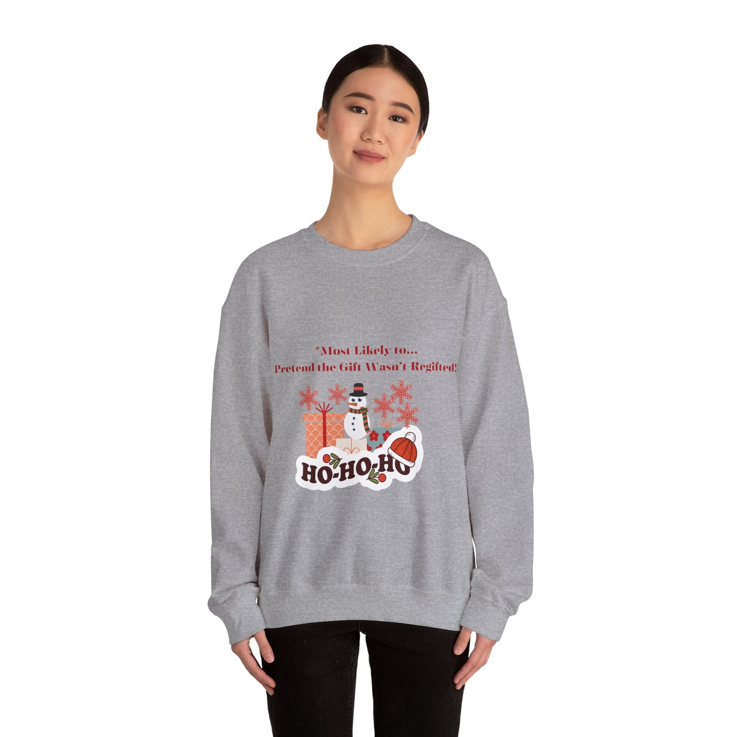 Christmas Holiday Most Likely Unisex Sweatshirt.