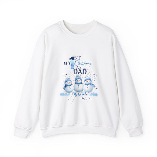 First Christmas as Dad Holiday Unisex Sweatshirt